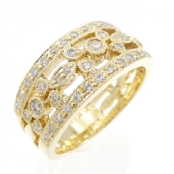 Nhẫn kim cương K18YG 0.40CT