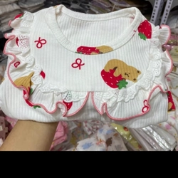 Bộ thu đông cho bé gái 18-24month 10-12kg chất cotton co giãn, VNXK, Vải Xuất hàn hàng mới