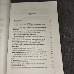 BIỆN PHÁP PHÒNG NGỪA HÀNH CHÍNH. LÝ LUẬN VÀ THỰC TIỄN 992987