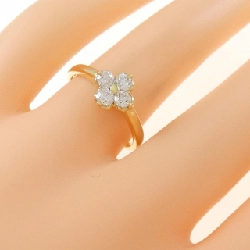 Nhẫn kim cương K18YG hoa 0.50CT 672341