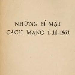 Những bí mật cuộc cách mạng 1-11-63 (Lê Tử Hùng) 574253