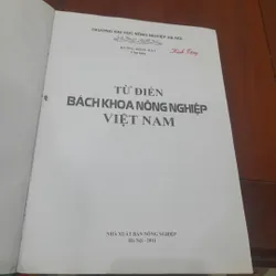 Từ điển BÁCH KHOA NÔNG NGHIỆP VIỆT NAM 603519