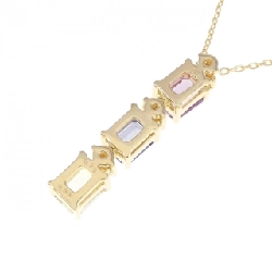 K18YG Sapphire Necklace 0.76CT - Hàng hiệu Authentic 865048