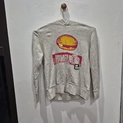 Uniqlo × Andy Warhol SPRZ NY Hamburger Pop Art hoodie (sz 150) chính hãng (đã qua sử dụng)