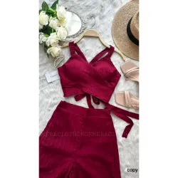 Set áo quần Emera  size M màu đỏ còn rất mới 778929