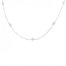 Vòng cổ ngọc trai Akoya Tiffany - Hàng hiệu Authentic