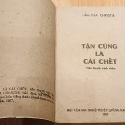 Truyện trinh thám cổ điển của nhà văn Agatha Christie: TẬN CÙNG LÀ CÁI CHẾT 788729