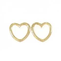 K18YG Bông tai hình trái tim - Hàng hiệu Chính hãng