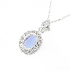 K18WG Đá Tanzanite Dây Chuyền 1.58CT - Hàng hiệu Chính hãng 859093