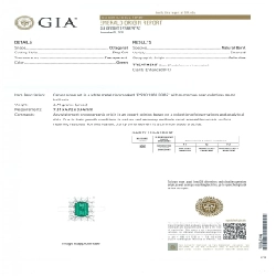 Nhẫn Emerald PT900 1.080CT Xuất xứ Colombia - Hàng hiệu Chính hãng 850062