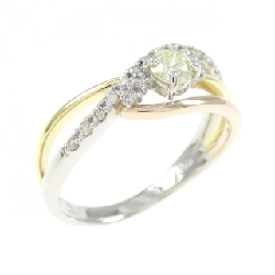 【Sản phẩm mới】Nhẫn kim cương PT/K18/K18PG 0.30CT