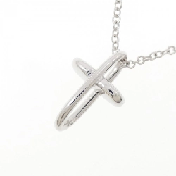 750WG Cross Diamond Necklace - Hàng hiệu Authentic 860061