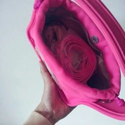 Túi chữ D Denim cho nữ - Thiết kế độc đáo, chất liệu cao cấp - Bag, Len, Đeo Vai, Da  476218