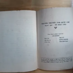 Truyền Thuyết Tam Quốc Chí - Võ Ngọc Châu dịch 996230