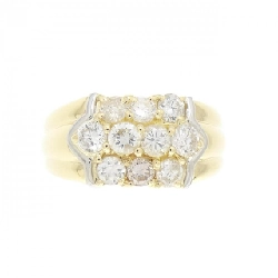 Nhẫn kim cương K18YG/PT850 1.02CT 669484