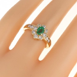 Nhẫn Emerald K18YG 0.46CT 670599