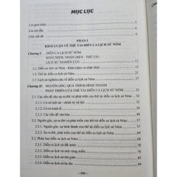 Diễn ca lịch sử Nôm thể tài văn bản và tác phẩm I Hoàng Thị Ngọ viết, dịch 493938