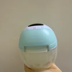 Máy hút sữa điện đôi MOOIMOM M3 hình bóng tròn màu xanh trắng 713984