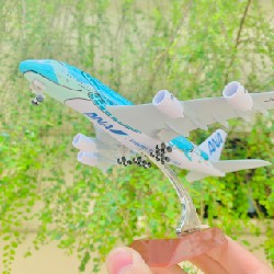 [Hàng mới nguyên hộp] Máy Bay Airbus A380 ANA  "Flying Honu" Tỷ Lệ 1:400 tặng kèm đế 