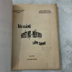 Bài giảng Huyết học - miễn dịch lâm sàng - 1995s 1013296
