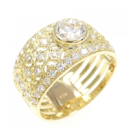 Nhẫn kim cương K18YG 0.603CT - Hàng hiệu Authentic