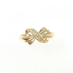 Nhẫn kim cương K18YG 0.02CT 669611