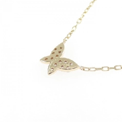 K10YG Dây chuyền kim cương bướm 0.09CT - Hàng hiệu Authentic 861586