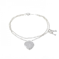 Vòng tay chìa khóa hình trái tim Tiffany Return to Tiffany 665375