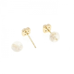 Bông tai kim cương hoa K18YG 0.10CT - Hàng hiệu chính hãng 866355