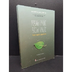 (TẶNG BOOKMARK) Hạnh phúc đích thực mới 90% bẩn nhẹ lỗi dính trang 2020 RBK1008 Sharon Salzberg TÂM LÝ