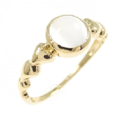 K18YG Nhẫn Đá Mặt Trăng - Hàng hiệu Chính hãng