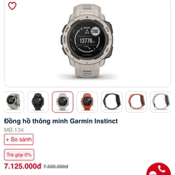 Thanh lý đồng hồ Garmin Instinct 318046