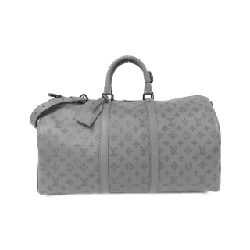 Túi Boston Louis Vuitton Monogram Shadow Keepall Bandoulière 50cm M46117