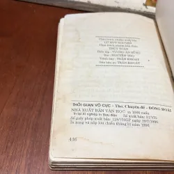 II Văn Học: Thời Gian Vô Cực (Thơ, Chuyên Đề) - Đông Hoài - 1996 781583