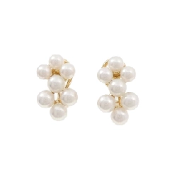 Bông tai ngọc trai Akoya Mikimoto - Hàng hiệu Authentic