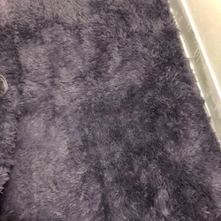 Tấm thảm lông xù màu xám tím sang trọng 1m6x2m2 508221