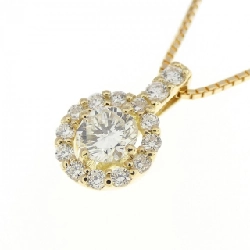 Dây chuyền kim cương K18YG 0.229CT H SI2 Tốt - Hàng hiệu Chính hãng 872569