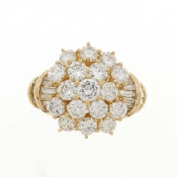 Nhẫn kim cương K18YG 2.44CT 667706