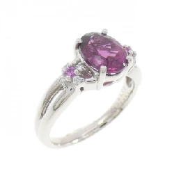 Nhẫn Garnet K18WG 2.40CT - Hàng hiệu Chính hãng