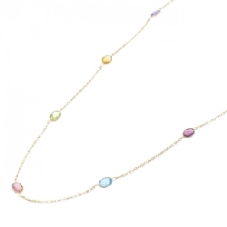 K18YG Đá màu Dây chuyền - Hàng hiệu Chính hãng 847374