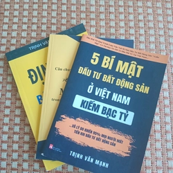 Bộ 3 sách Bất động sản: Định giá BĐS + 5 bí mật đầu tư BĐS +Câu chuyện được mất trong BĐS 317860