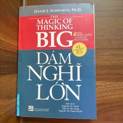 Sách self-help Dám Nghĩ Lớn còn mới