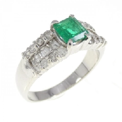 Nhẫn Emerald PT900 0.41CT