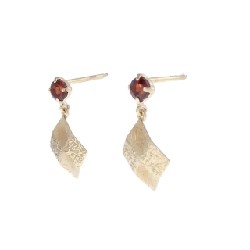 K10YG Garnet Bông tai - Hàng hiệu Chính hãng 868971