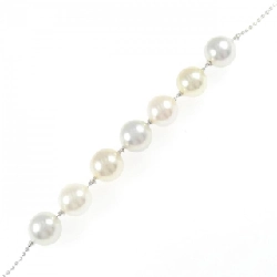 K18WG Vòng tay ngọc trai Akoya - Hàng hiệu Authentic