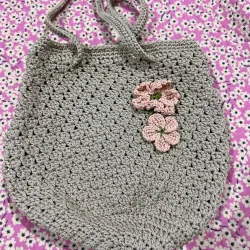TÚI SỢI MÓC TAY HOẠ TIẾT DỄ THƯƠNG - HANDMADE CROCHET BAG 763501