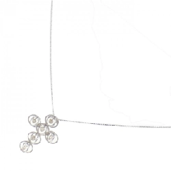 K18WG Dây chuyền kim cương 0.3CT - Hàng hiệu Chính hãng 857851