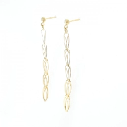 K18YG Bông tai - Hàng hiệu Authentic 874471