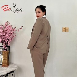 Áo blazer xẻ tà sau AKBS035 - 2XL 60750