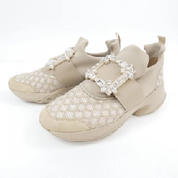 Giày sneaker ROGER VIVIER Vi Vi Ran Strass Buckle - Hàng hiệu Authentic 828499